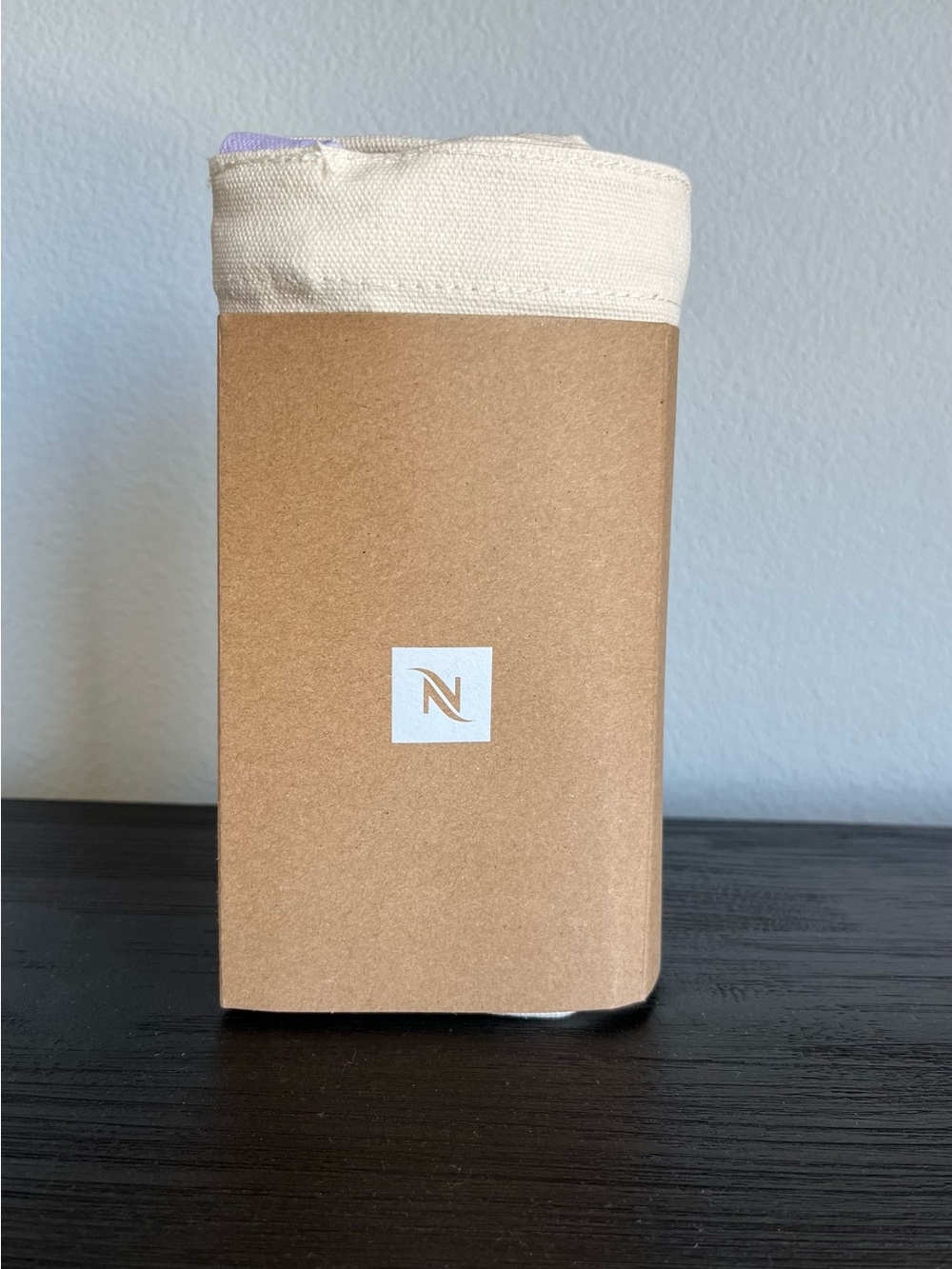 Nespresso Tote Bag in Natural, Cream and Lavender (NWT)